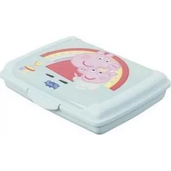 keeeper carla mini Peppa Pig uzsonnásdoboz, 0,5 L, akvamarin Deco-Click-Box Mini, PP, klipszes zárás, 1 db 1070462433600