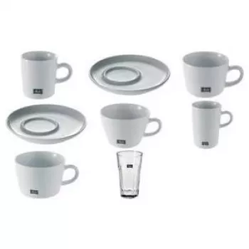 Melitta Latte Macchiato poharak M-Cups, 330 ml, ólomkristály, 130 mm magasság - 12 db (18990)