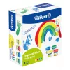 Pelikan Finger Paint Basic Colours, 4-Pack Water-Based, Dermatologically Tested, Easy to Clean - 1 Piece (701570)
