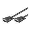 Wentronic goobay DVI-D Dual Link kábel 0,5 m fekete hüvelyes csavarokkal 93295