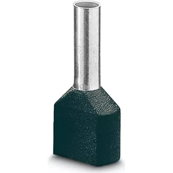 LAPP iker érvéghüvely, 0,75 mm², 8 mm, részben szigetelt, szürke, 500 darab 61802000