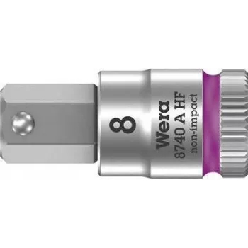 Wera 05003339001 Zyklop 3/8 inch hatszögletű dugókulcs 8x28 mm tartófunkcióval