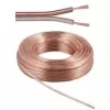 Wentronic Goobay hangszórókábel átlátszó CU, 10 m tekercs, 2 x 2,5 mm² 15130