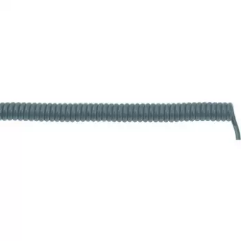 LAPP UNITRONIC SPIRAL LiF2Y11Y spirálkábel, 4 x 0,25 mm², szürke, 400 mm összehúzva / 1600 mm kihúzva 73220353
