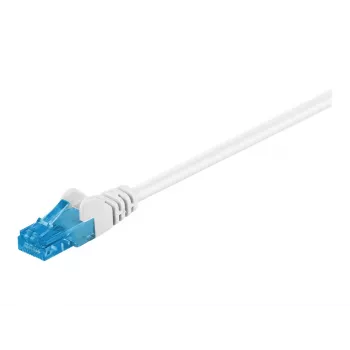 WENTRONIC Goobay CAT 6a patchkábel, U/UTP, fehér, 1,5 m – LSZH halogénmentes, réz (59825)