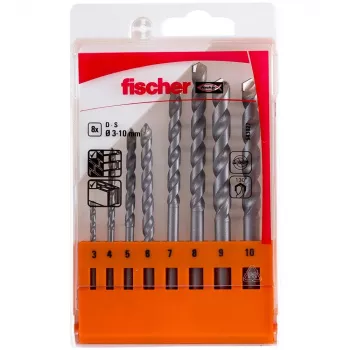Fischer D-S 543027 kőfúró készlet 8 részes