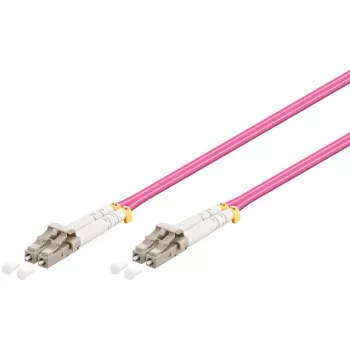 Wentronic 95938 optikai patch kábel LC-LC multimód, rózsaszín