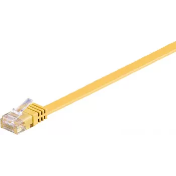 Wentronic RJ45 CAT6 0,5m patch kábel, U/UTP, sárga 96396