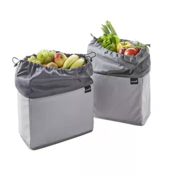 keeeper neo gyümölcs- és zöldségzacskó, 13 liter, grafit, húzózsináros zárás, helytakarékos 1429582600000