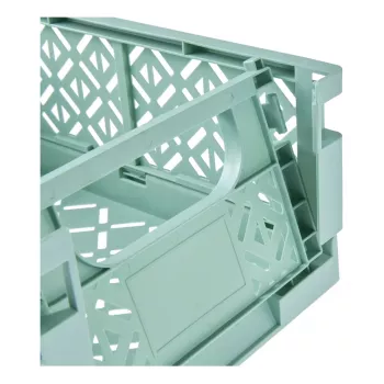 keeeper mini összecsukható doboz fritzi, L méret, Nordic Green, 9,6 liter, összecsukható dekoratív tárolódoboz, élelmiszer-biztonságos, 1 darab 1023431500000