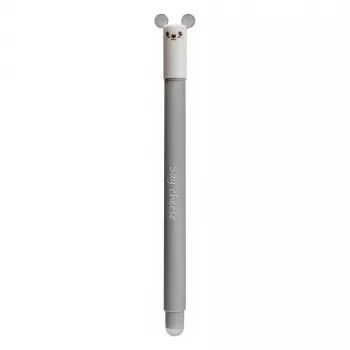 Faber-Castell Eberhard Faber Animal Erase it! Egér gél toll 0,7 mm kék, utántölthető, radírozható (1 darab) 582108