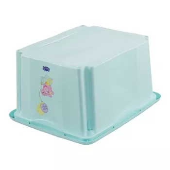 keeeper karolina Peppa Pig tárolódoboz, 24 liter forgatható/egymásra rakható doboz fedéllel, PP, akvamarin, 1 db 1223762433600
