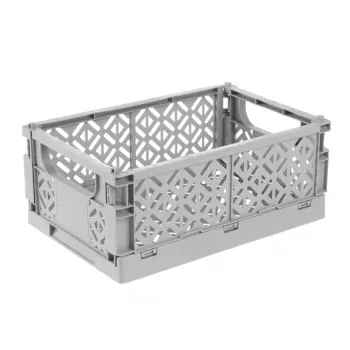 keeeper mini összecsukható doboz fritzi, M méret, Nordic Grey, 3,4 liter, összecsukható dekorációs doboz, élelmiszer-biztonságos, 1 darab 1023313000000