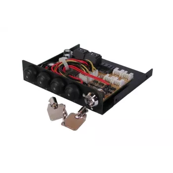 EXSYS EX-3466-2 SATA III 4-portos switch - 1-4 HDD/SSD váltó, 6Gbps, Hot-Swap, Marvell chipset