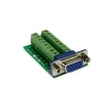 EXSYS EX-49020 VGA 16-pin kábeladapter zöld - ezüst