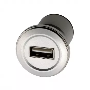 EXSYS EX-49191 beépíthető USB-2.0 adapter, USB-A aljzat-USB-A aljzat, fém