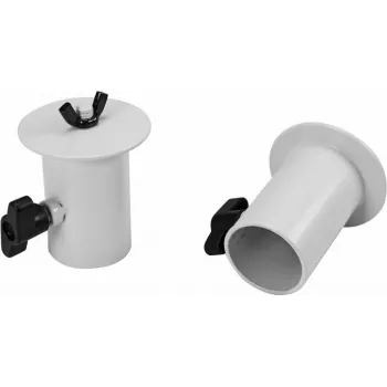 Omnitronic BOB-4 Speaker Stand Flange (35 mm, Black) 1.1038877E7
