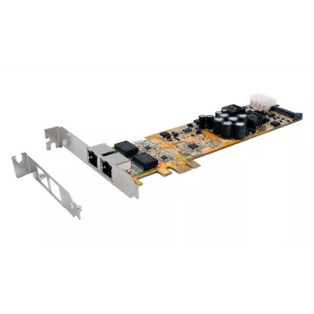 EXSYS EX-6072POE-2 dupla Gigabit Ethernet PCIe kártya PoE-val, Low Profile