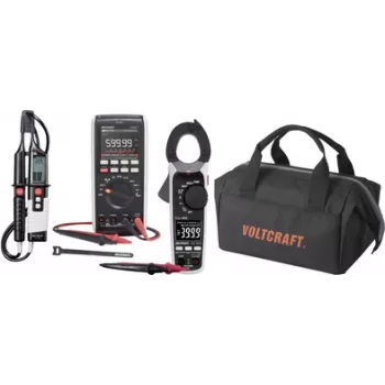 Voltcraft villanyszerelő multiméter és lakatfogó-mérőműszer szett VC-12884335-VC-8466760-Set CAT III 1000V CAT IV 600V