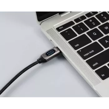 Renkforce USB-C - USB-C kábel 2.0, 2 m, ezüst (metál) RF-6249498