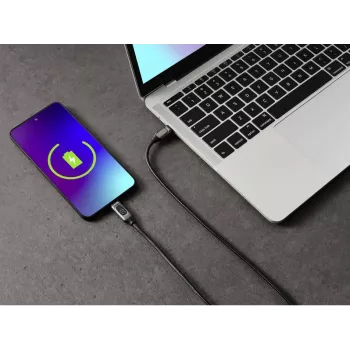 Renkforce USB-C - USB-C kábel 2.0, 2 m, ezüst (metál) RF-6249498