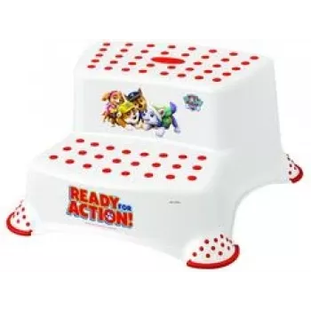 keeeper kids Igor Paw Patrol 2 lépcsős fellépő, fehér nyomással, 120 kg terhelhetőség, csúszásmentes 1003210013700