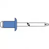 GESIPA vak szegecs acél/acél 4x8mm lapos fej befogási tartomány 2,5-4,5mm (6310443)