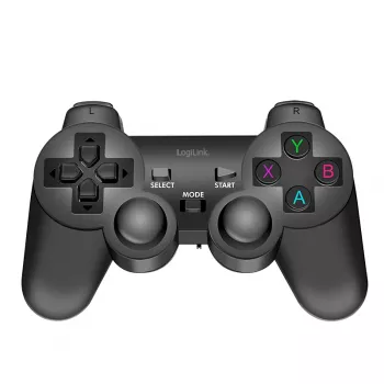 LogiLink AA0187 vezeték nélküli gaming kontroller 2,4 GHz fekete 8 m hatótávolság PC Android PS3