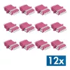 LogiLink LC-duplex Quad optikai szál csatlakozó-készlet, lila, 12 részes FA04LC7