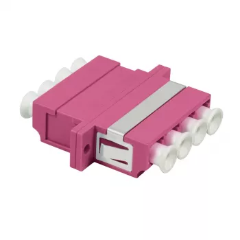 LogiLink LC-duplex Quad optikai szál csatlakozó-készlet, lila, 12 részes FA04LC7