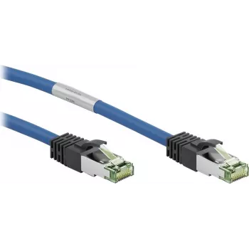 Wentronic Goobay CAT 8.1 patch kábel, S/FTP (PiMF), kék, 2 m - LSZH halogénmentes, réz AWG 24 (45660)