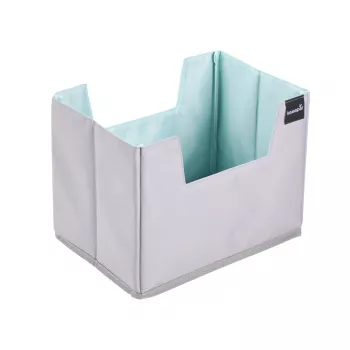 keeeper nea bevásárlószervező L méret, szürke/aquamarine, összecsukható, megerősített alj, 38 L 1229862400000