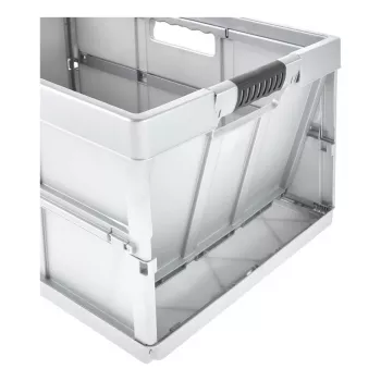 keeeper Profi Faltbox benno, 45 liter, világos ezüst, beépített soft fogantyúk, 50 kg teherbírás 1023716000000