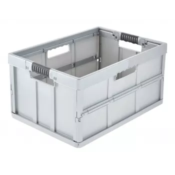keeeper Profi Faltbox benno, 45 liter, világos ezüst, beépített soft fogantyúk, 50 kg teherbírás 1023716000000