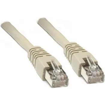 Wentronic Goobay CAT 5e crossover patch kábel, U/UTP, szürke-zöld, 2 m - CCA rézbevonatú alumínium (68864)