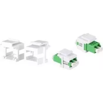 LogiLink NK0092 keystone tartók LC-duplex / SC-simplex csatlakozókhoz karima nélkül, 100 darab