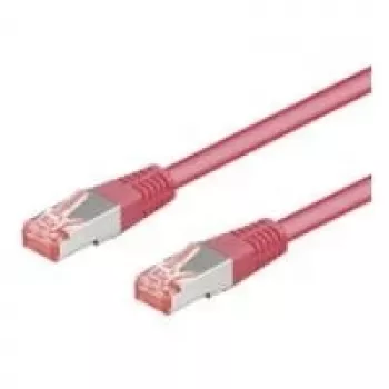 Wentronic Goobay CAT 6 S/FTP patch kábel, magenta, 30 m, LSZH, réz 93440