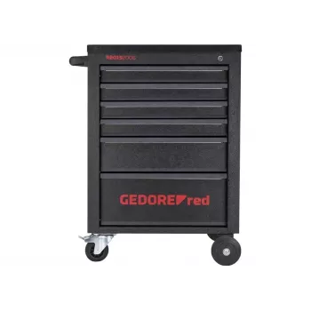 Gedore RED MECHANIC műhelykocsi, 6 fiókos, fekete (3300012)