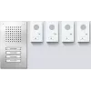 Siedle SET CLAB 850-4 E/W audio szett Classic nemesacél/fehér (210010048-00)