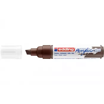 Edding 5000 akrilmarker széles - barna - ékhegy - extra vastag - 5-10 mm 4-5000907