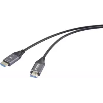 SpeaKa Professional HDMI üvegszálas kábel HDMI-A dugó-dugó 50 m fekete (SP-12842676)