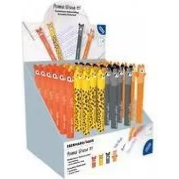 Faber-Castell Eberhard Faber Animal Erase It! gél toll display, 0,7 mm, kék, radírozható, utántölthető, 36 toll 560174