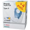 Siemens VZ123FP MegaAir SuperTEX Vacuum Cleaner Bag Kit (Type G/G ALL, 4 Bags + 1 Microfilter)