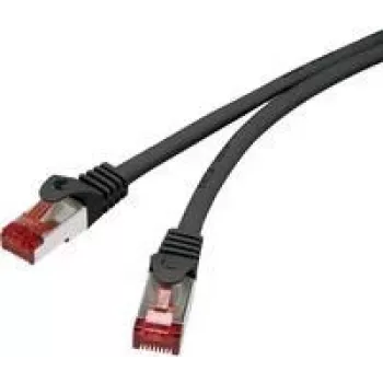 Renkforce RF-4979742 Cat6 S/FTP patchkábel, RJ45, 3m, fekete