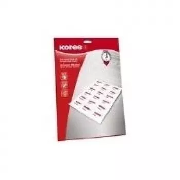 Kores univerzális címkék 52,5 x 29,7 mm fehér 25 lap szegély nélküli (1000 címke) L5229.25