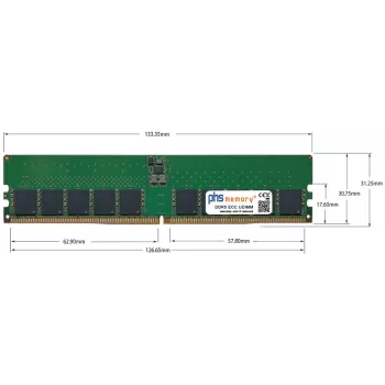 PHS-memory 48GB DDR5 5600MHz ECC UDIMM Supermicro X13SAE-F SP565692 részére