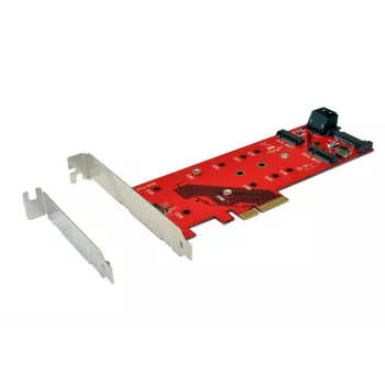 EXSYS EX-3660 M.2-SATA III adapterkártya - B-Key/B+M Key, 6 Gbps, támogatja: 2230/2242/2260/2280