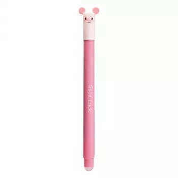 Faber-Castell Eberhard Faber Animal Erase it! gél toll, malac, kék, 0,7 mm, radírozható, utántölthető 582106