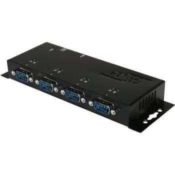 EXSYS EX-1334HMV-2 4 portos USB 2.0-RS-232 soros adapter fém házban