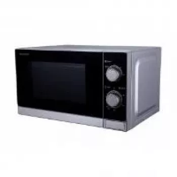 Sharp R200INW Solo mikrohullámú sütő 20L 800W fekete/ezüst